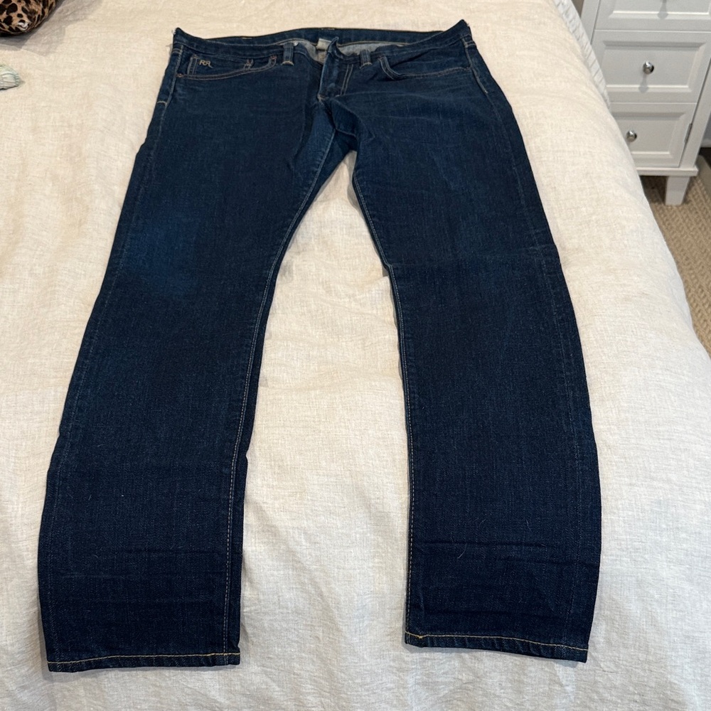 Ralph Lauren Double RL Dark Blue Skinny Jeans